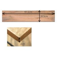 ポッシュリビング EWIG シェルフボード W91.5×D20.5×H2cm マンゴーウッド 41044 1個（直送品）