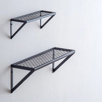 ポッシュリビング メッシュラックS シルバー W31×D10×H11cm アイアン 63783 1個（直送品）