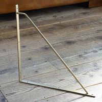 ポッシュリビング ブラケットLL アンティークゴールド W2×D37×H37cm アイアン 63320 1個（直送品）