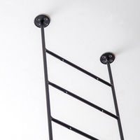 ポッシュリビング シーリングシェルフM　W4×D25.8×H80cm アイアン 63505 1個（直送品）