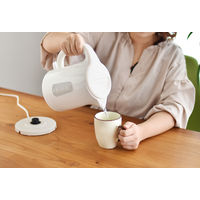 ドリテック 電気ケトル Fennel ホワイト PO-376RWT 1個