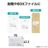 ラベルシール 表示・宛名ラベル プリンタ兼用 18面 A4  上下余白 50シート エレコム EDT-ECNL18S50 1個（直送品）