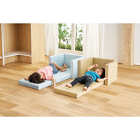 【軒先渡し】コイズミファニテック Hagu ねるまっと 幅620mm ライトブルー HG-NC601BL 1台（直送品）