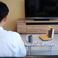 林製作所 AnoTana ブックスタンド~ほんのこしかけ~ ホワイト/木目 YS-B02W-N 1個（直送品）