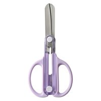 クツワ キャップ一体こどもハサミ(パープル) SS122PU 1個（直送品）