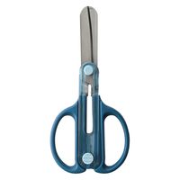 クツワ キャップ一体こどもハサミ(ネイビー) SS122NB 1個（直送品）