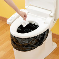 【非常用トイレ】カワタキコーポレーション 投込みタイプ トイレ凝固剤 処理袋付 675331 1袋（20個入）