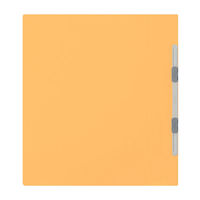 プラス　フラットファイル厚とじ　A4タテ　10冊　イエロー　No.021NW　樹脂製とじ具（わけあり品）