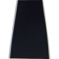 クラレファスニング 粘着剤付エコマジックテープ 幅100mmX長さ25m A面フック 黒 箱入 1巻（わけあり品）