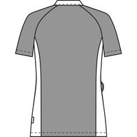 ヤギコーポレーション 半袖スクラブジャケット レディス ネイビー×コーラル M R8947（わけあり品）