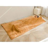 宮地商事 吸湿発熱くりえりあったか毛布 ブラウン a3354420 1枚（直送品）