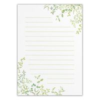 エヌビー社 EA B6便箋 グリーン 3030402 1セット(1個(20枚入)×15)（直送品）