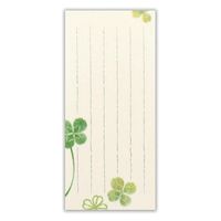 エヌビー社 伝えるきもち一筆箋 四葉 5307103 1セット(1個(2色アソート24枚入)×10)（直送品）