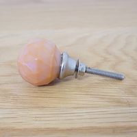 ポッシュリビング ガラスノブ φ3cm×D4cm ガラス/アイアン 22496 1セット(3個)（直送品）