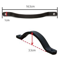 ポッシュリビング アイアンハンドル W16.5×D3.5×H1cm 62804 1セット(2個)（直送品）