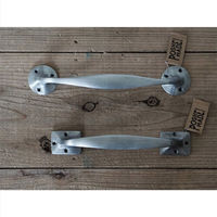 ポッシュリビング アイアンハンドル シルバー W4.5×D5.5×H26cm キャストアイアン 63727 1個（直送品）