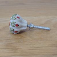 ポッシュリビング セラミックノブ φ3cm×D3cm セラミック/アイアン 30591 1セット(2個)（直送品）