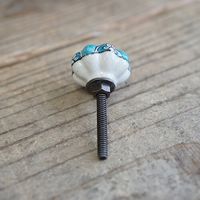 ポッシュリビング セラミックノブ φ3cm×D2cm セラミック/アイアン 30586 1セット(2個)（直送品）