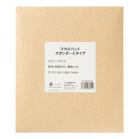 アスクル限定　マウスパッド　スタンダードタイプ　ブラック ASーMP01ーBK 1個 オリジナル