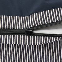 無印良品 丸洗いできる ペット用クッション ネイビー ヒッコリー 良品計画