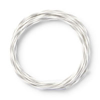 無印良品 ラッピング用 紙紐 約長さ３ｍ グレー×白 1セット（1個×2） 良品計画