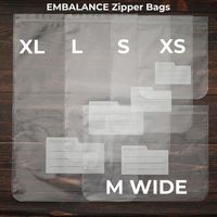 野菜保存袋 鮮度保持 エンバランス ジッパーバッグ バラエティセット 7枚入 1袋 ウィルマックス