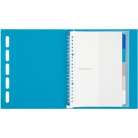 マルマン クラルテ バインダー A5 20穴 ブルー F415-02 1冊