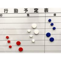 サンケーキコム 強力+両面ピタマグネット30mm 青 PMR30ー2PーBU 1パック(2個)
