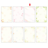 ササガワ 和柄用紙 和ごころ 重ね和紙 はがきサイズ 4-1113 1冊(20枚)