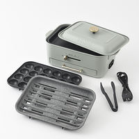 BRUNO コンパクトグリルホットプレート(グリーン) BOE109-GR 1個