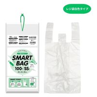 ハウスホールドジャパン レジ袋ひも付き SS●10個セット 4580287316538 1セット(10個入)（直送品）