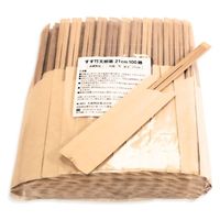 大和物産 すす竹天削箸21cm 100膳ポリ袋入り●3個セット 4904681200925 1セット(3個入)（直送品）
