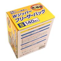 大和物産 大増量WジッパーフリーザーバッグS 140枚●5個セット 4904681932185 1セット(5個入)（直送品）