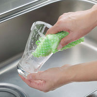 キッチンスポンジ 驚くほどの泡立ち 泡あわネット 食器洗い グリーン 1個 まめいた