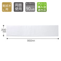 テラモト ライトダスター　E-95 ヘッド幅900ｍｍ用 屋内用 CL3574950　1箱（100枚入）