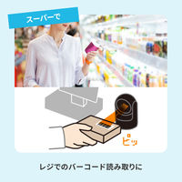 サンワサプライ 2次元バーコードリーダー（定置式） BCRー2D11BK 1個