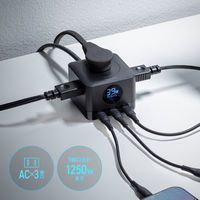 サンワサプライ USB急速充電機能付きタップGaN PD67W TAPーB111C3BK 1個