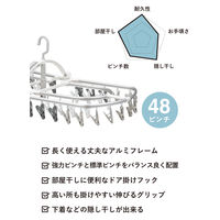 シービージャパン The hangers  アルミハンガー48P 1個