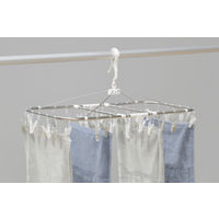 ストリックスデザイン ステンレス角ハンガー　ピンチ40P SBー110 1個