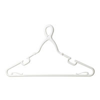 ストリックスデザイン WHITE LAUNDRY グリップハンガー　5個入 SBー090 1セット（15個：5個入×3）