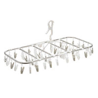 ストリックスデザイン ステンレス角ハンガー　ピンチ50P SBー111 1セット（3個）