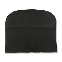 スーツバッグ 不織布　二つ折りタイプ　5枚入 黒 009800224 1セット（50枚：5枚入×10）