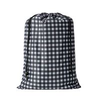 ダイヤ そのまま洗える巾着袋チェック 058164 1セット（3個）