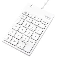 ナカバヤシ 有線静音テンキー／ホワイト TNKーSU228W 1個