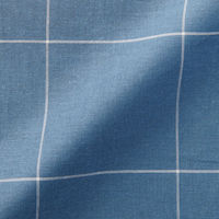 無印良品 綿 敷ふとん用 カバー３点セット Ｓ シングルサイズ用 ブルーチェック 良品計画