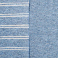 無印良品 綿天竺 敷ふとん用 カバー３点セット Ｓ シングルサイズ用 ブルーボーダー 良品計画