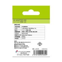 AC充電器 4口 32W USBーA×3 C×1 PD対応 ブラック 1ケース(5個入) L-AC4-B 1ケース(5個)（直送品）