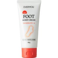 【アウトレット】EVERYYOU（エブリユー）やわらかかとクリーム 80g ドウシシャ