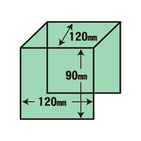 ＨＥＩＫＯ　コの字型ディスプレイ 3面　120×120　007306201　1本