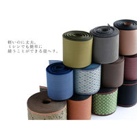 日本紐釦貿易 畳へりテープ 両耳赤縁 10m巻 336 すみぞめ HER336 1個10m巻（直送品）